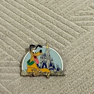 Disney Pluto Silver Collectible Pin
